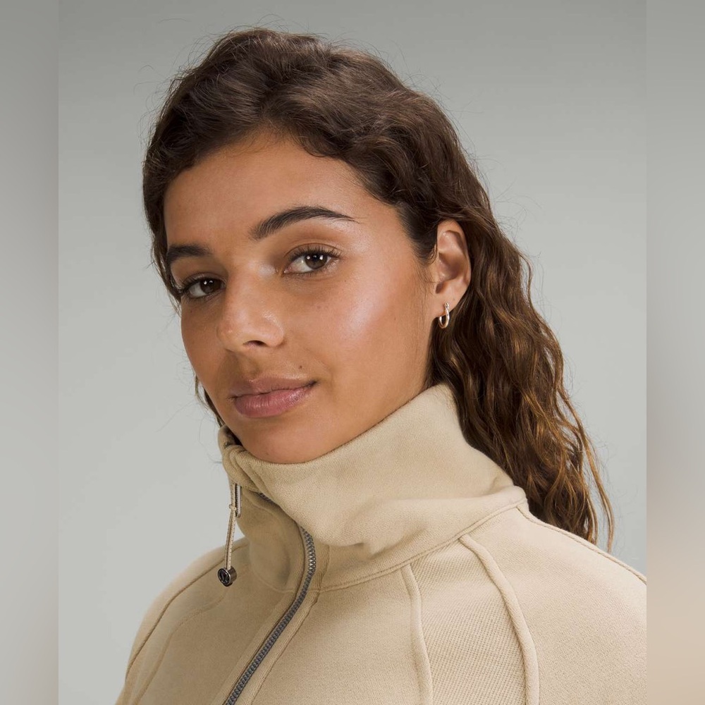 SOLD Lululemon Scuba Oversized Funnel Neck Half Zip in Trench Size M/L - Picture 3 of 8